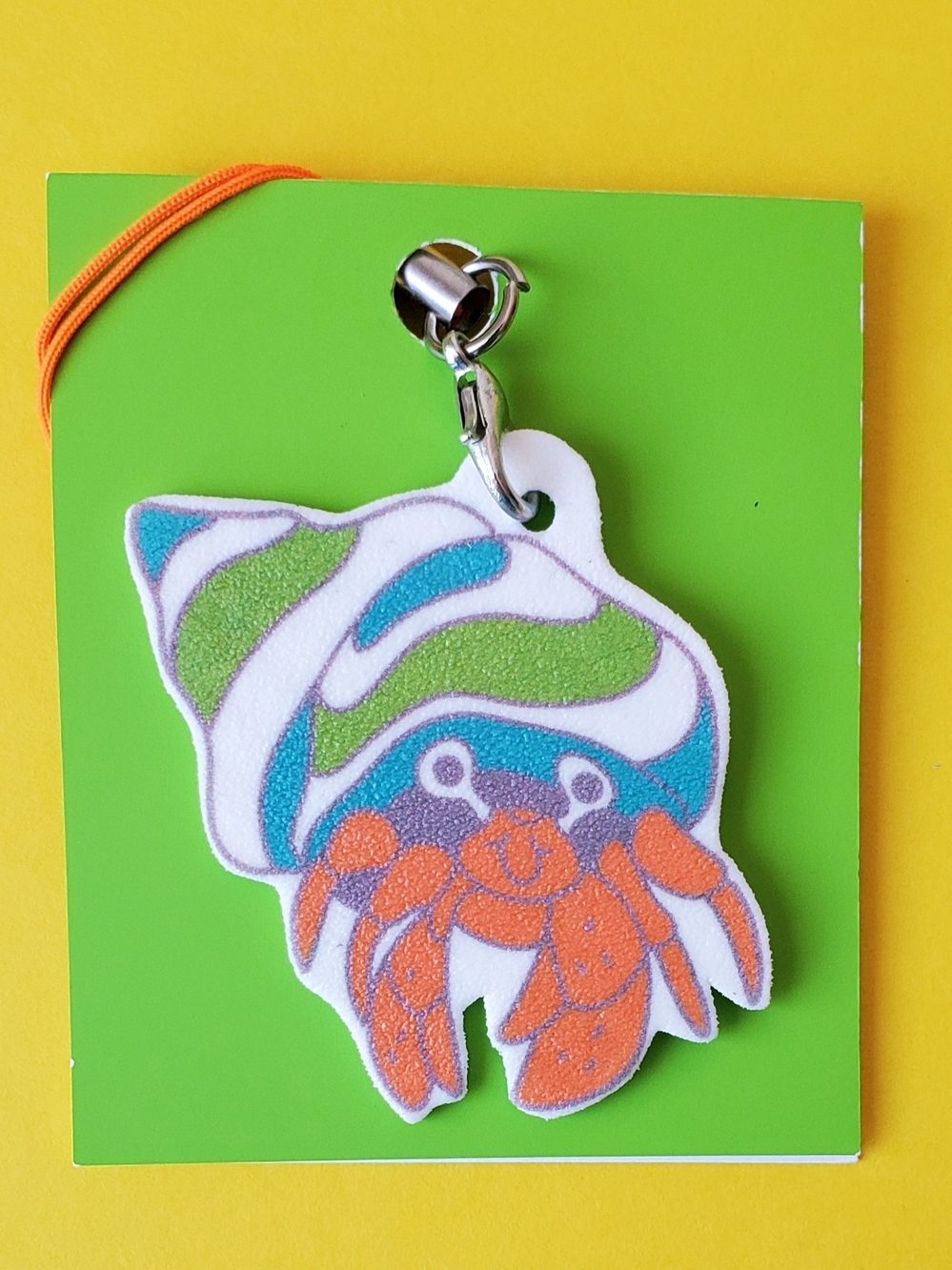 Cute Handmade Hermit Crab + Palm Tree Charms/Keychains/Ornaments By Mattoodles
